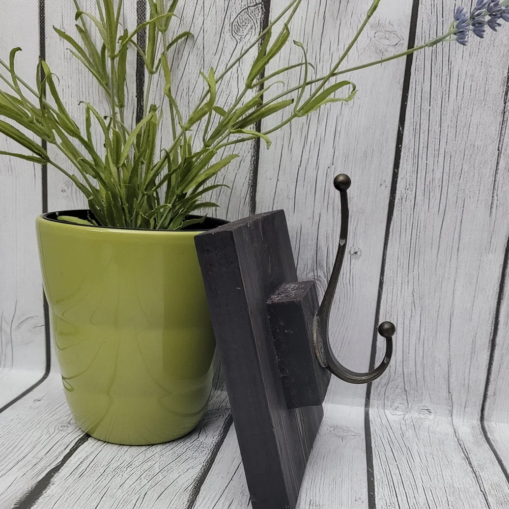 Rustic Black Metal Wall Hook